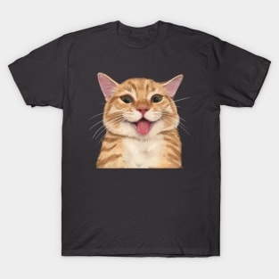 Ginger Cat Portrait T-Shirt